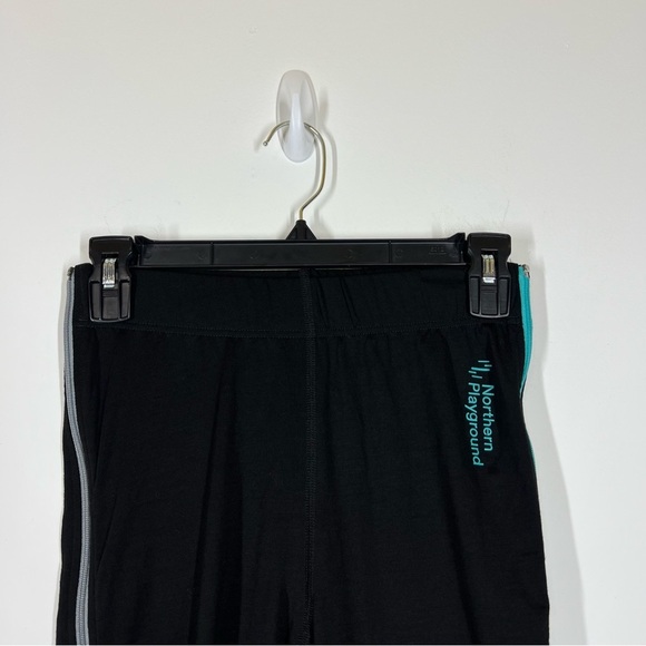 Northern Playground 3/4 Wool Ziplongs Leggings Size Small - Picture 4 of 9